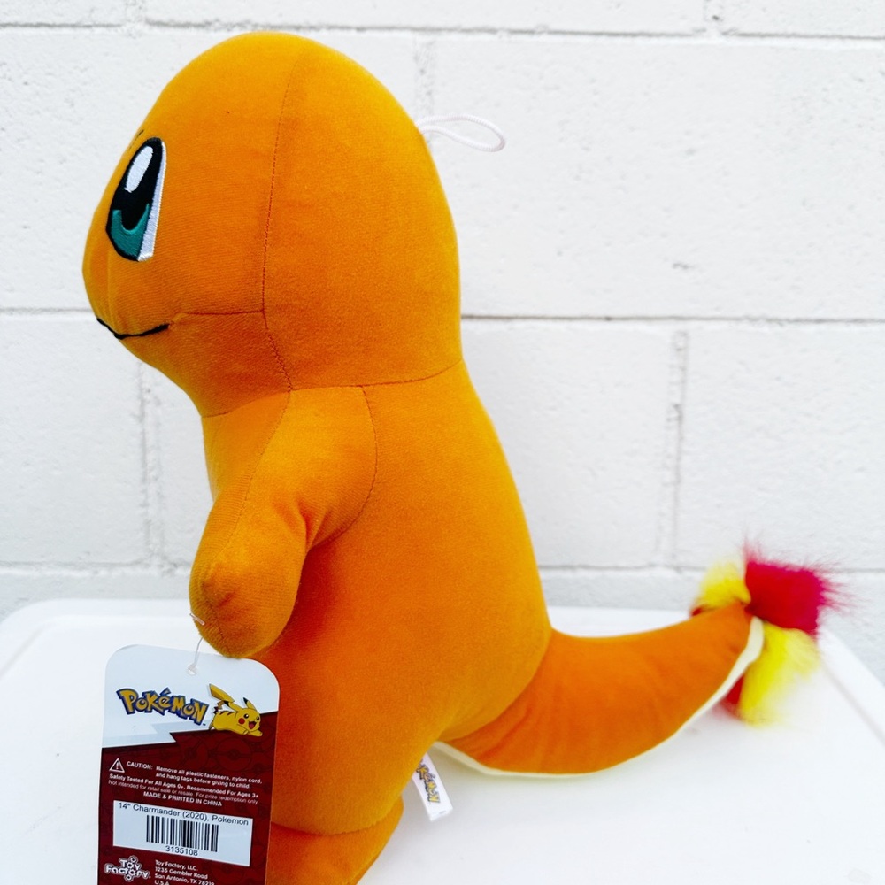 14” Orange Pokémon Charmander Plush Toy